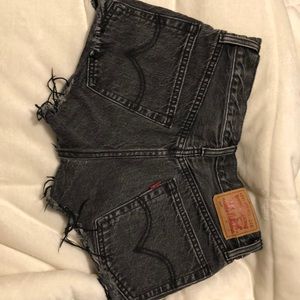 Black Levi shorts